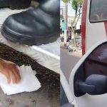Motorista tem dedo arrancado após mão ficar presa em porta de ônibus em Manaus