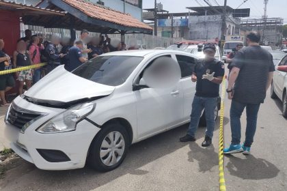 Homem morre após ser esfaqueado dentro do próprio carro em Manaus