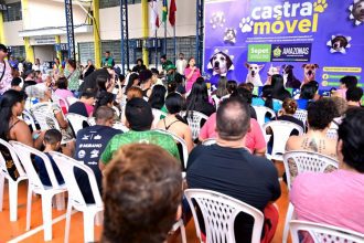 Bairro Japiim recebe castração gratuita pelo Castramóvel; saiba como agendar