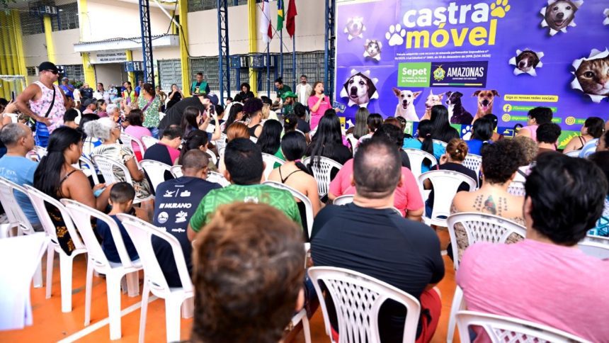 Bairro Japiim recebe castração gratuita pelo Castramóvel; saiba como agendar