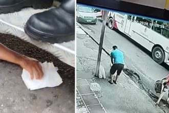 Vídeo mostra momento em que motorista tem dedo arrancado após acidente em Manaus