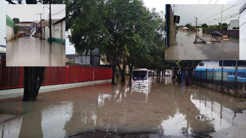 Defesa Civil atende oito ocorrências durante chuvas desta segunda-feira em Manaus