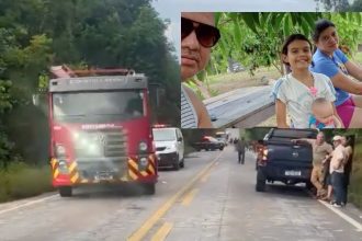 Família morre em acidente com caminhonete na BR-174, em Presidente Figueiredo