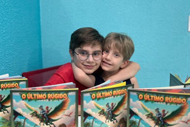 Estudante que recriou história dos dinossauros lançou livro