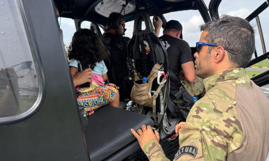 Criança de 2 anos é resgatada após ser atingida por ouriço de castanha no AM