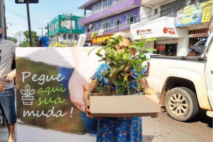 Bairro Cidade de Deus recebe distribuição de mudas de plantas