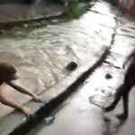 Vídeo mostra crianças pulando em igarapé poluído e acende alerta