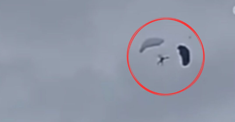 Paraquedista enfrenta falha em equipamento durante salto em Manaus