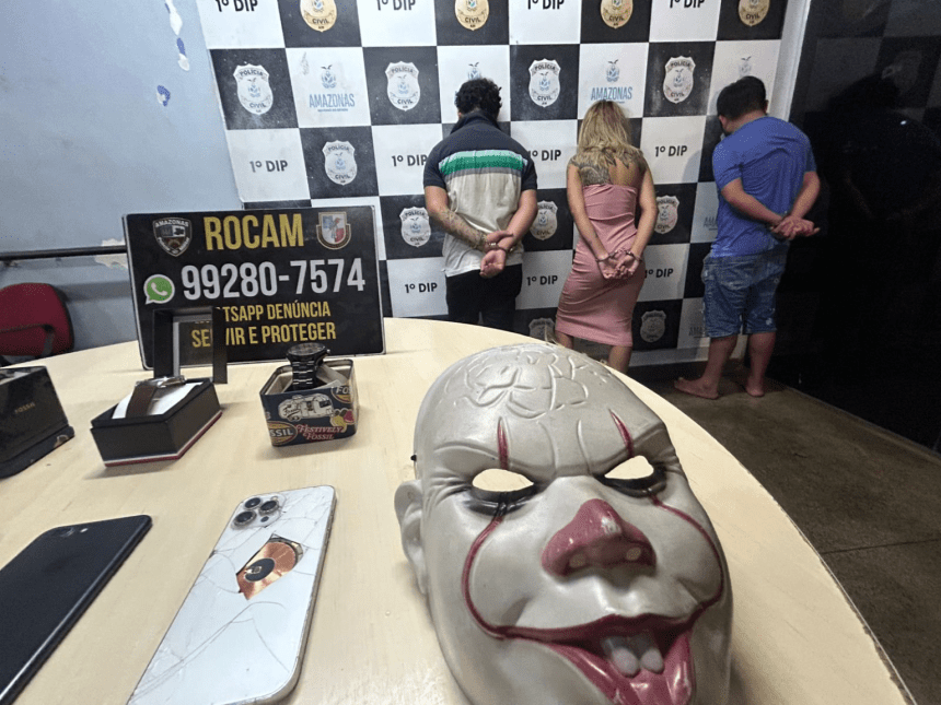 Sistema Paredão identifica suspeitos após roubo a joalheria em Manaus; três são presos