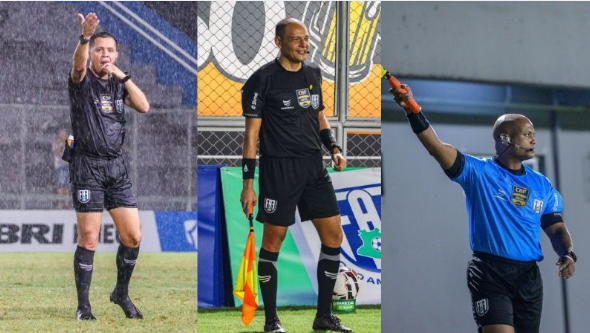 Trio de arbitragem do Amazonas é escalado para partida da Copa do Brasil