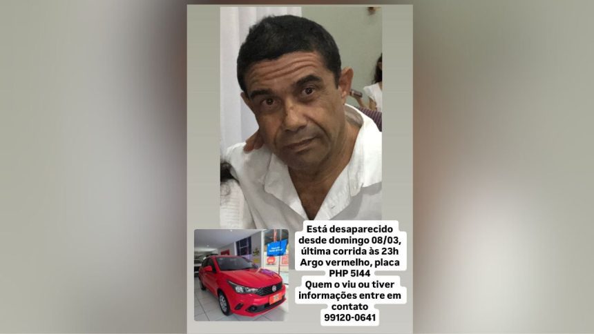 Motorista de aplicativo desaparece após sair para trabalhar em Manaus