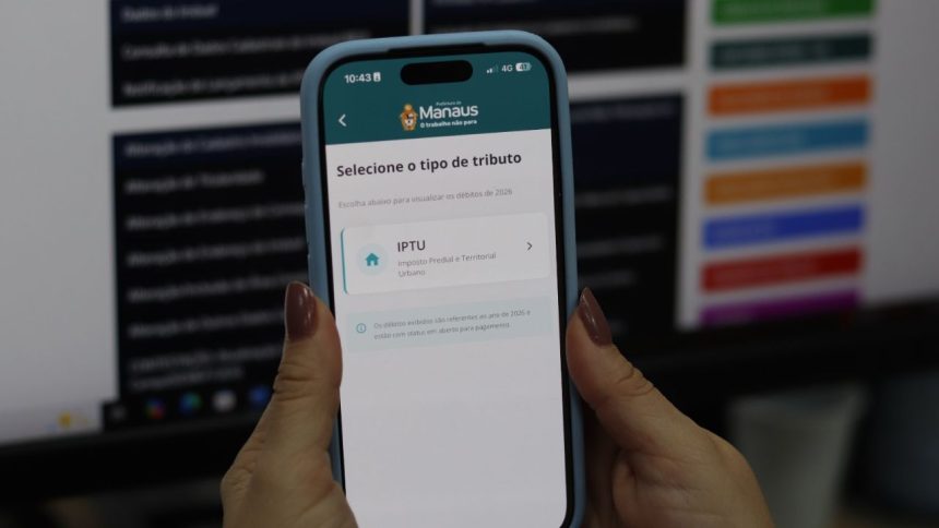 Prazo para pagamento do IPTU 2026 com desconto termina em 16 de março em Manaus