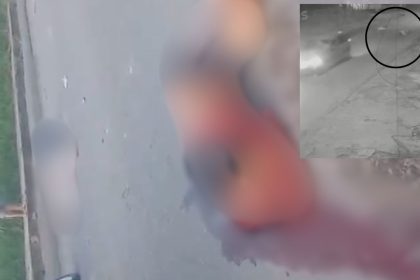 Câmera flagra atropelamento que deixou um homem morto e outro ferido em Manaus