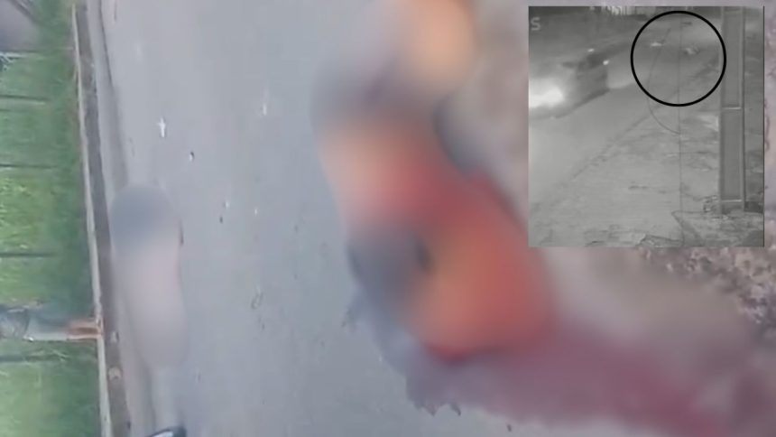 Câmera flagra atropelamento que deixou um homem morto e outro ferido em Manaus