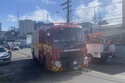 Princípio de incêndio atinge clínica no bairro Praça 14, em Manaus