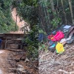 Ônibus escolar tomba em ramal próximo à BR-174