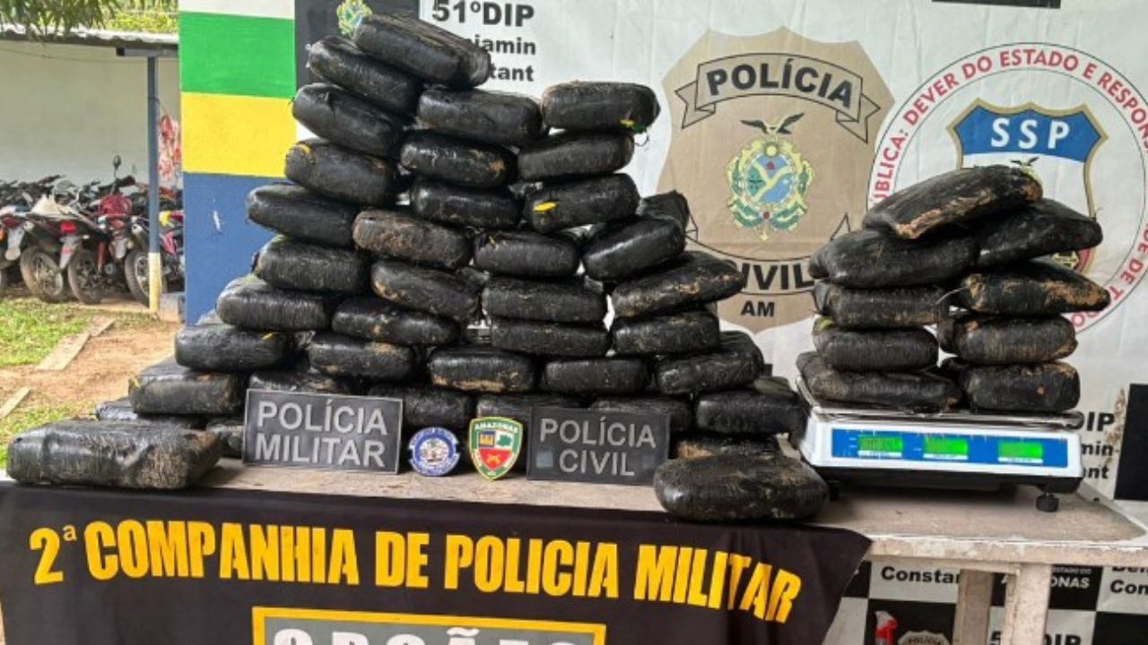 Maconha enterrada avaliada em R$ 1,1 milhão é encontrada em Atalaia do Norte