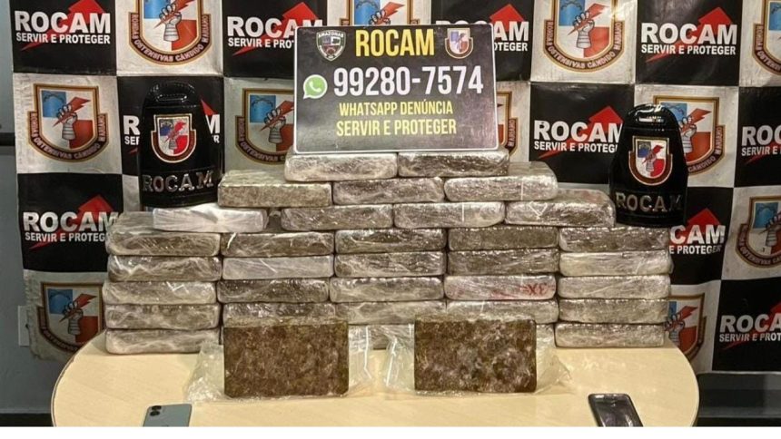 Rocam prende duas mulheres com 36 tabletes de maconha dentro de geladeira em Manaus