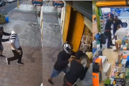 Dupla armada realiza assalto em loja movimentada no Centro de Manaus