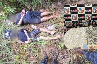 Dupla é presa com mais de 600 porções de drogas pela Rocam em Manaus