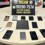 Rocam recupera nove celulares furtados na zona leste de Manaus