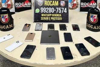 Rocam recupera nove celulares furtados na zona leste de Manaus
