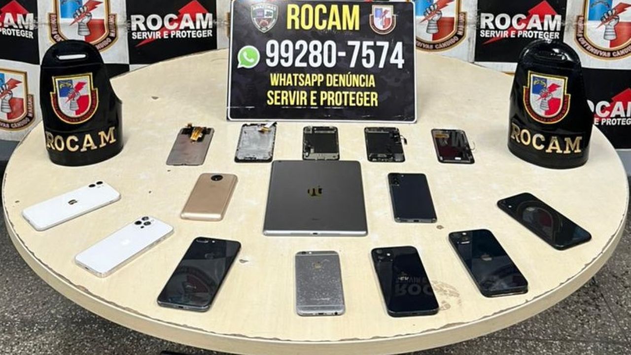 Rocam recupera nove celulares furtados na zona leste de Manaus