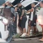 Motorista fica preso em carro após batida na avenida Torquato Tapajós