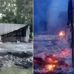 Raio atinge casa, provoca descarga elétrica e incêndio destrói imóvel em Presidente Figueiredo