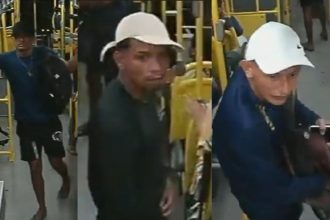 Polícia divulga imagens de suspeitos de assalto a ônibus da linha 350 em Manaus