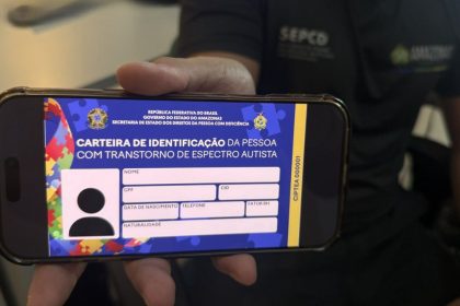 Amazonas atualiza modelo da carteira de identificação para pessoas com autismo