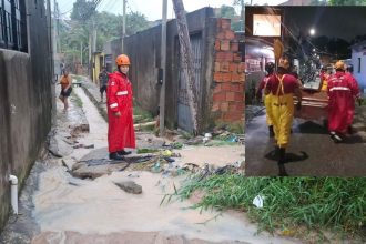 Corpo de Bombeiros socorreu 32 famílias durante o temporal em Manaus