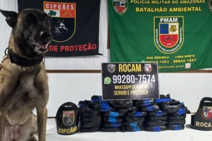 Polícia apreende 26 kg de cocaína em embarcação no Amazonas
