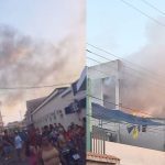 Incêndio consome parte superior de residência no bairro Glória, em Manaus