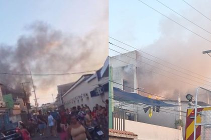 Incêndio consome parte superior de residência no bairro Glória, em Manaus