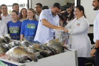 Distribuição de 470 toneladas de pescado alcança milhares de famílias no Amazonas