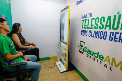 Cabines de telessaúde passam a funcionar em shoppings de Manaus para consultas com clínico geral