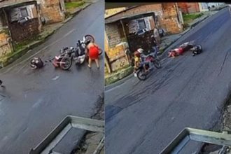 Rua na zona leste de Manaus registra série de acidentes em ponto específico