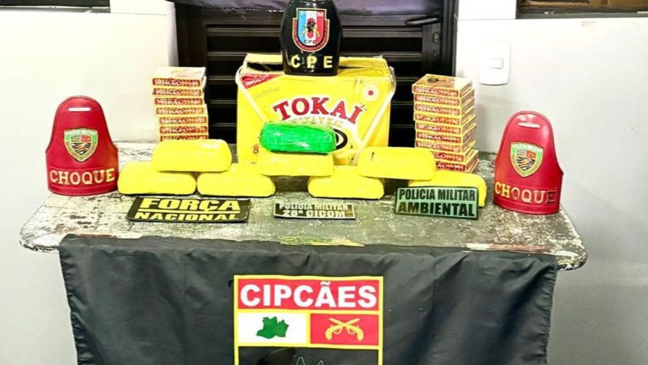Em duas ações distintas, polícia apreende 18 tabletes de entorpecentes no Amazonas