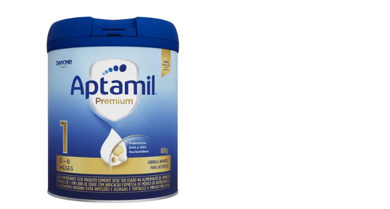 Fórmula infantil Aptamil é suspensa