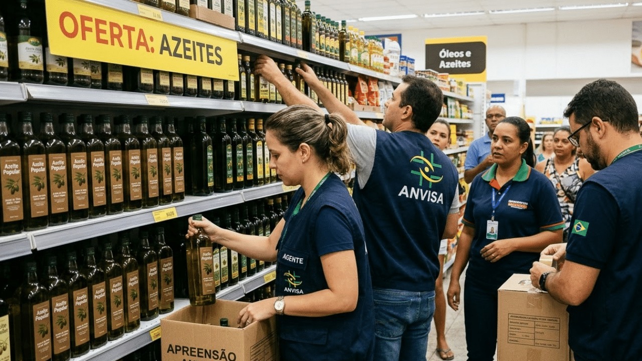 Anvisa determinou suspensão do azeite extravirgem San Olivetto