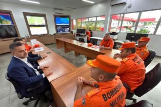 Reforçada a parceria com Bombeiros no Aeroporto de Manaus