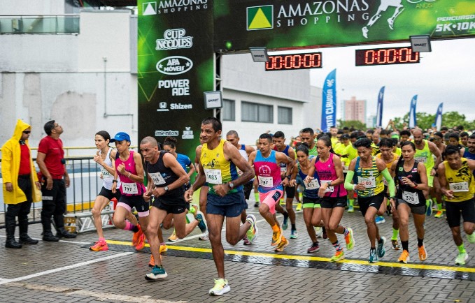 Entrega de kits da corrida noturna em Manaus começa nesta sexta