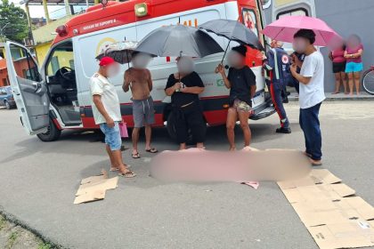 Idosa morre após ser atropelada no bairro Novo Israel, em Manaus