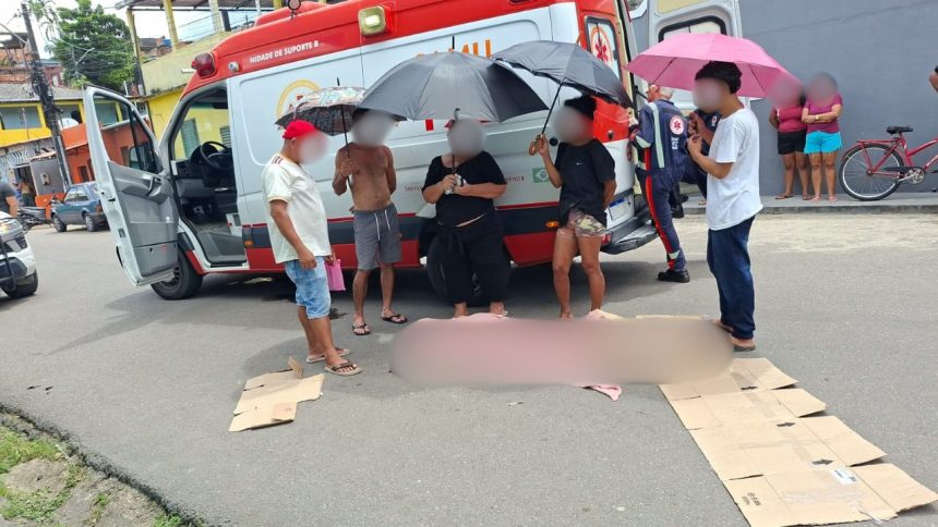 Idosa morre após ser atropelada no bairro Novo Israel, em Manaus