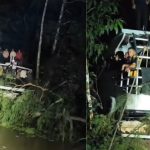 Lancha de passageiros sai do rio e invade laranjal durante trajeto no Amazonas