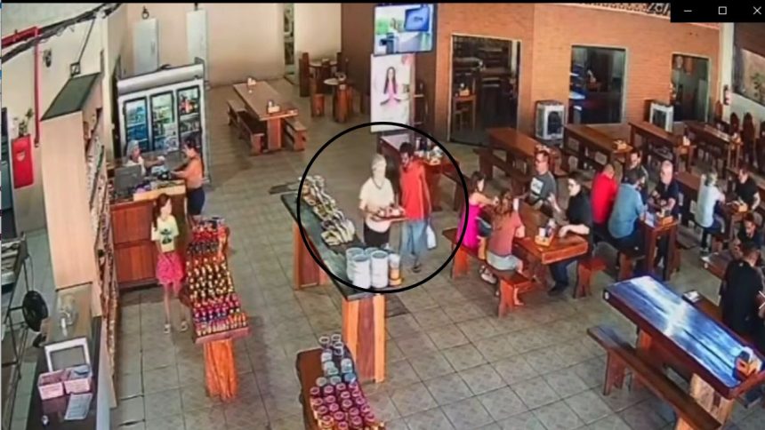 Vídeo registra caso de importunação sexual em café da manhã no Rio Preto da Eva