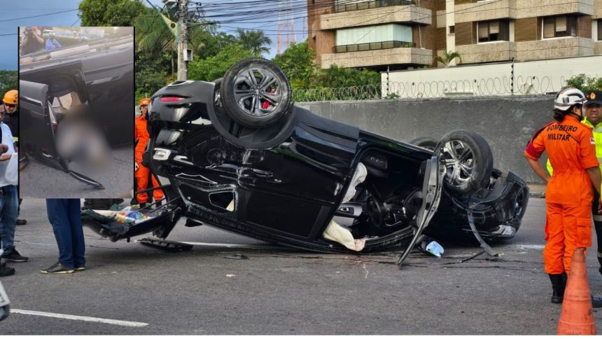 Capitão do Exército morre após carro capotar ao retornar de festa em Manaus