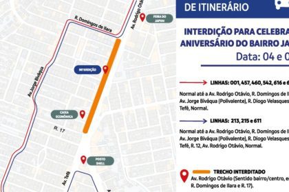 Aniversário do Japiim provoca mudanças no trânsito e transporte público neste fim de semana
