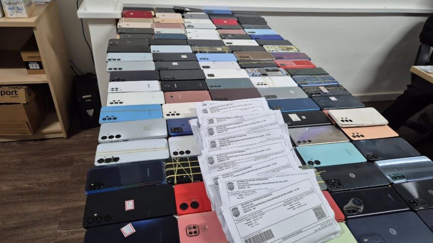 Microempresário é preso e mais de 180 celulares são apreendidos em operação em Manaus